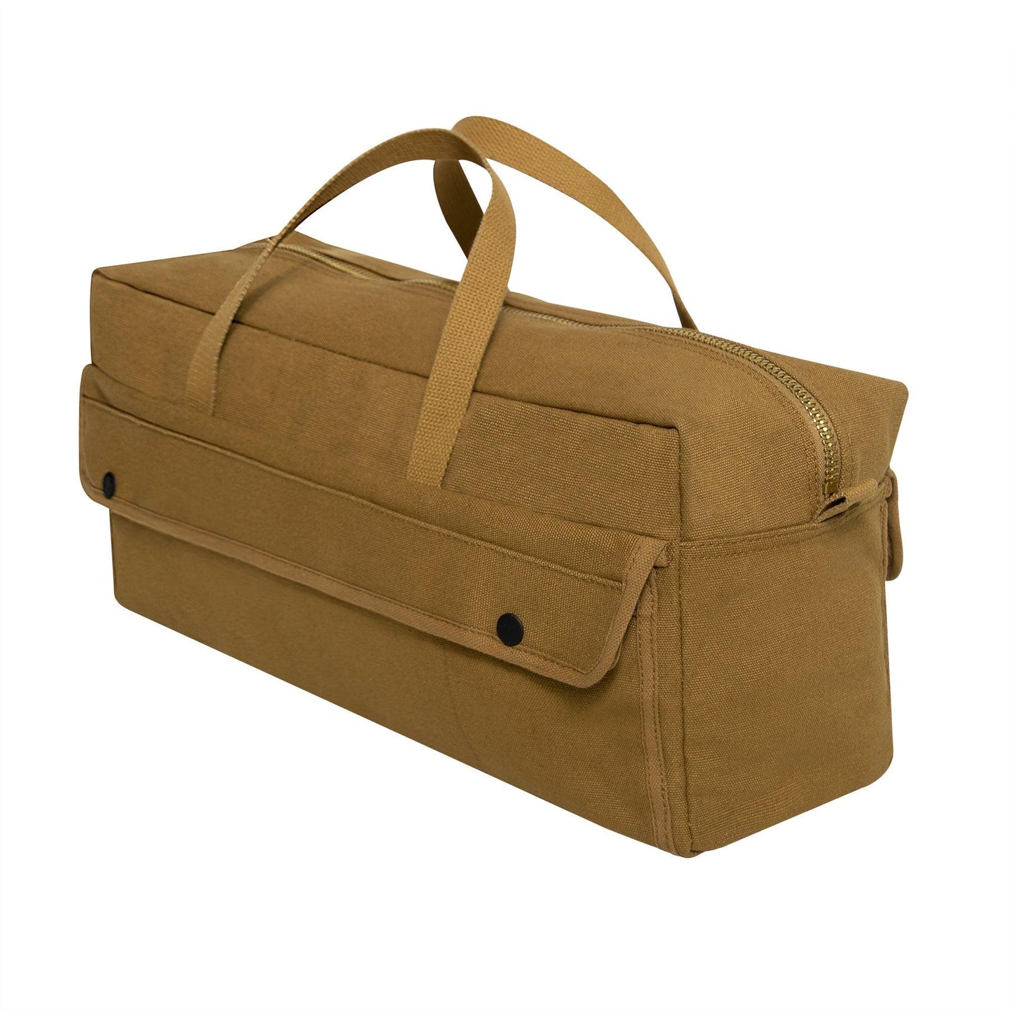Canvas Jumbo Tool Bag With Brass Zipper - Tactical Choice Plus