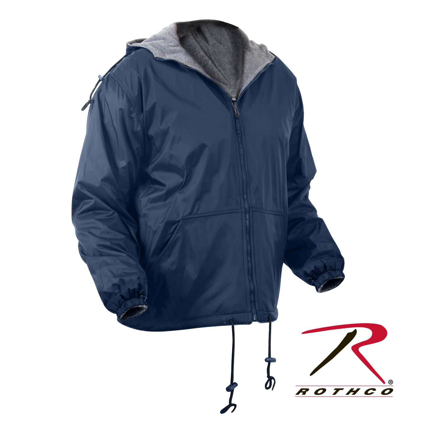 Reversible Lined Jacket With Hood