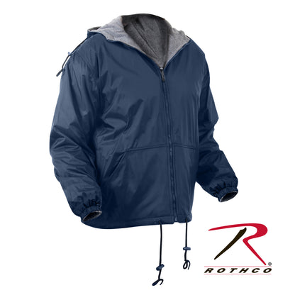 Reversible Lined Jacket With Hood