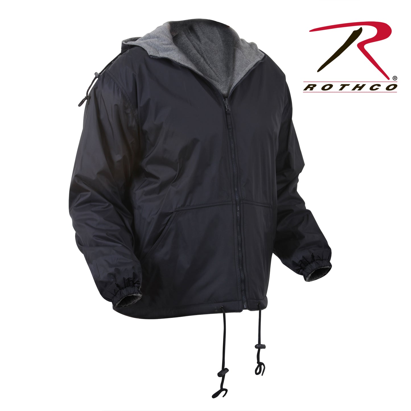 Reversible Lined Jacket With Hood