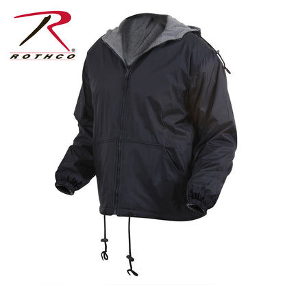 Reversible Lined Jacket With Hood