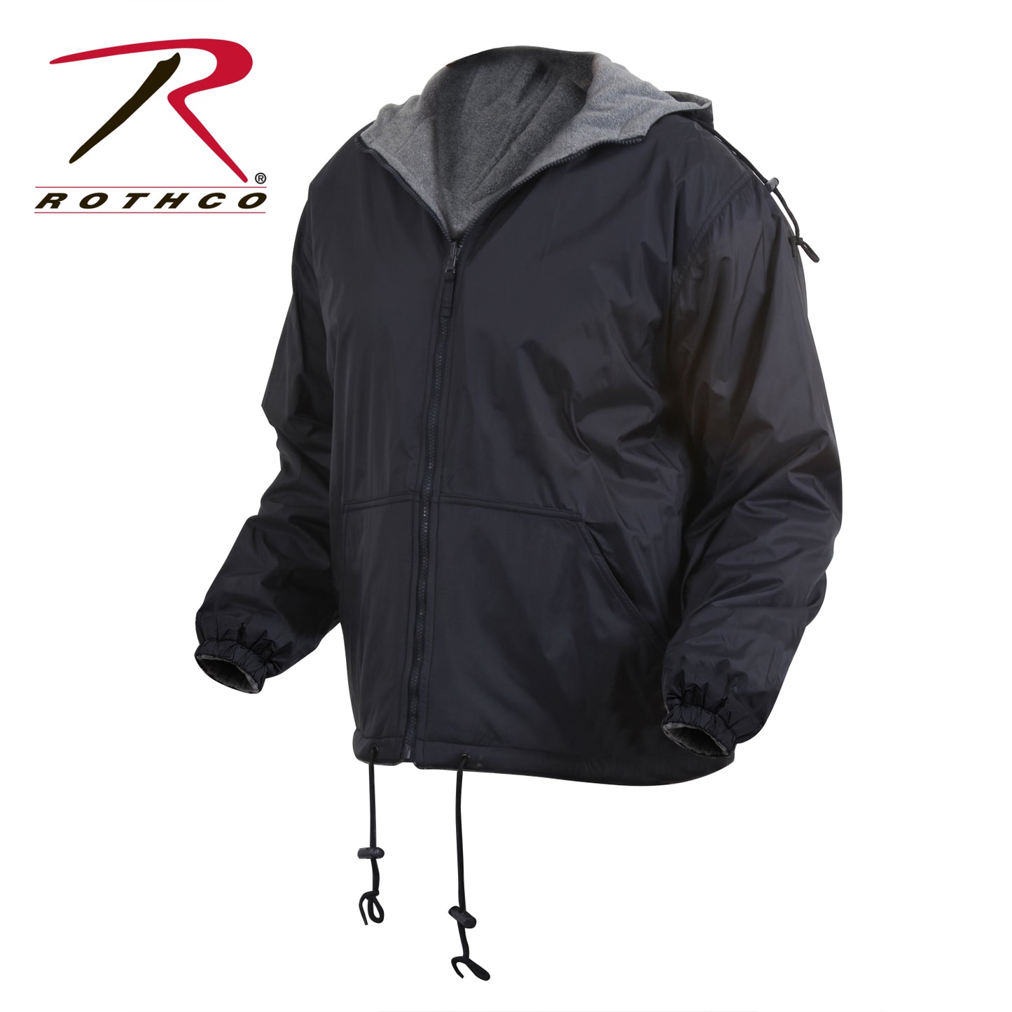 Reversible Lined Jacket With Hood
