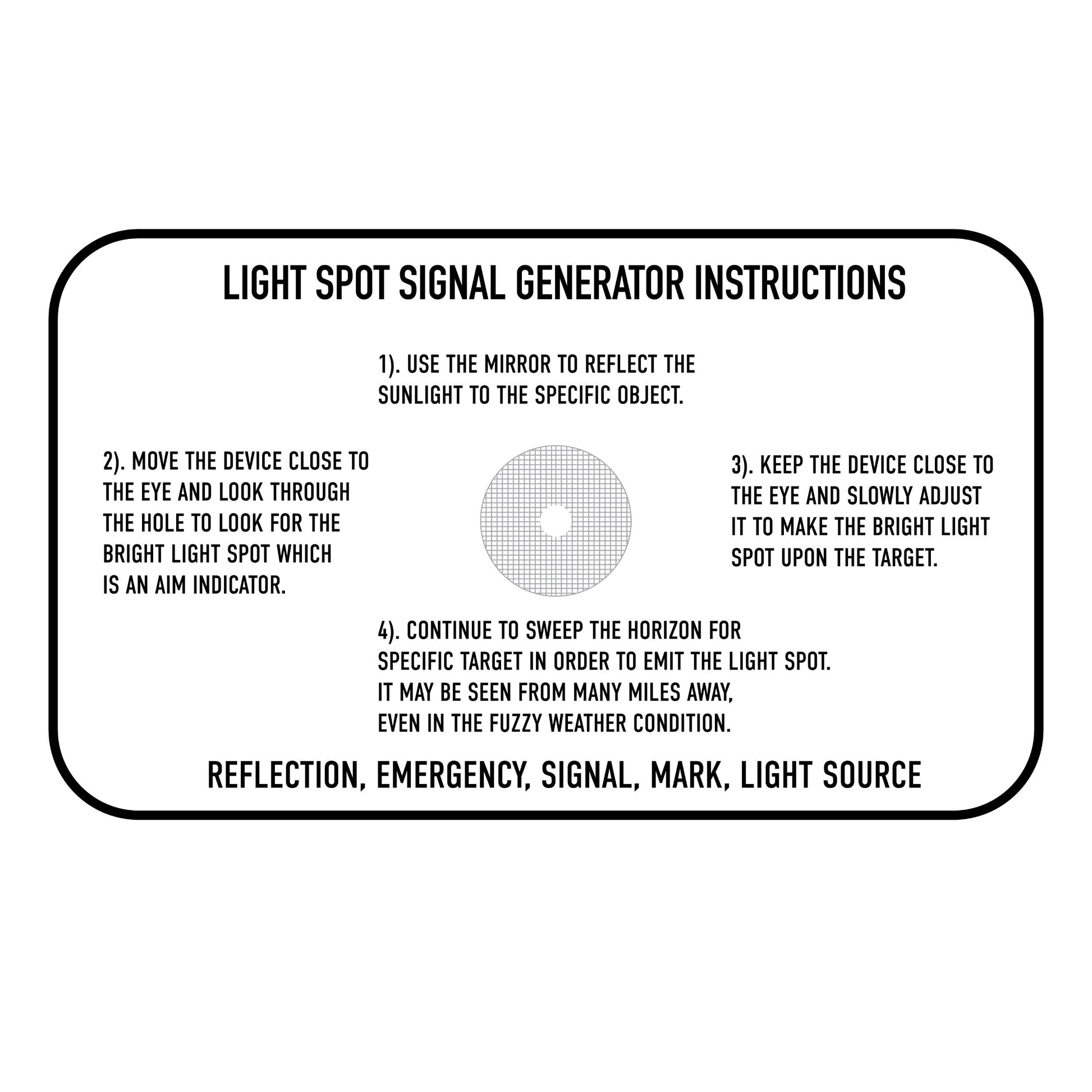 Signal Mirrors - Tactical Choice Plus