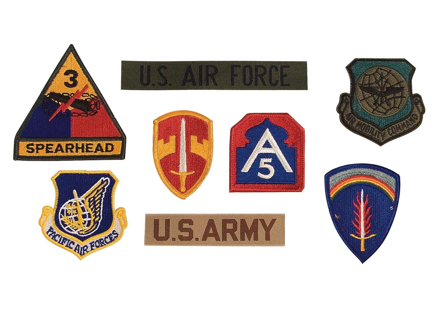 Rothco G.I. Military Assorted Military Patches - Tactical Choice Plus