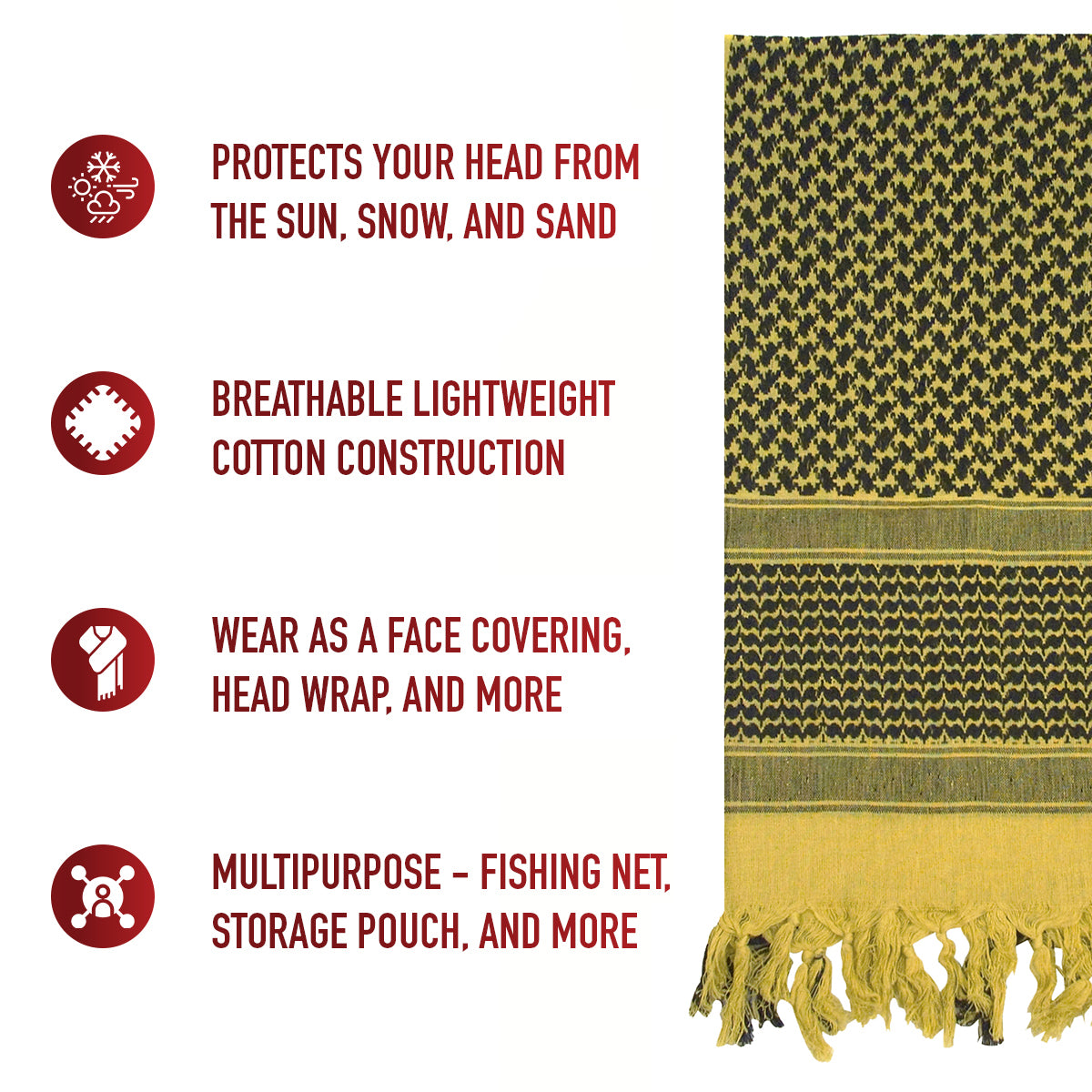 Shemagh Tactical Desert Keffiyeh Scarf