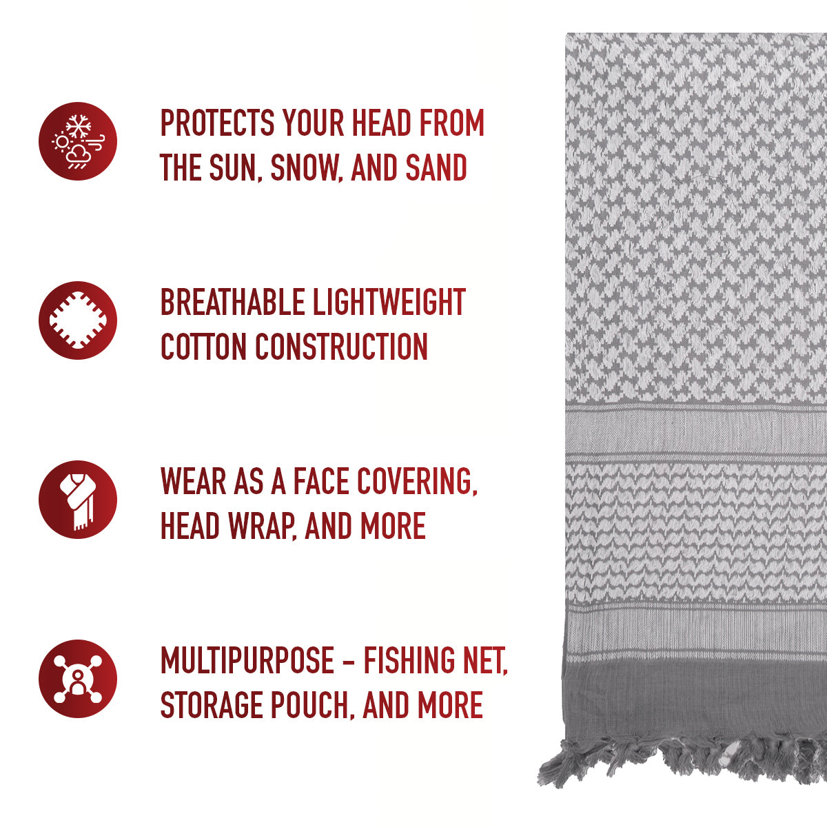 Shemagh Tactical Desert Keffiyeh Scarf