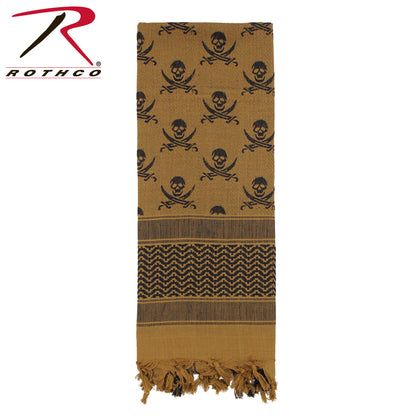 Skulls Shemagh Tactical Desert Keffiyeh Scarf