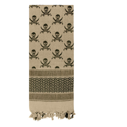 Skulls Shemagh Tactical Desert Keffiyeh Scarf