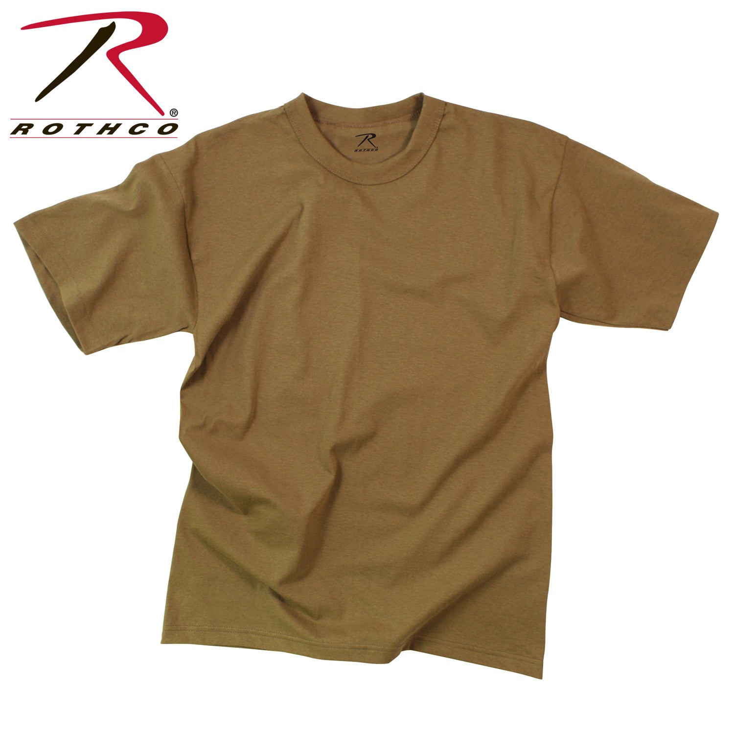 Rothco Solid Color 100% Cotton T-Shirt - Tactical Choice Plus