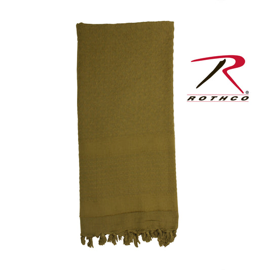Rothco Solid Color Shemagh Tactical Desert Keffiyeh Scarf - Tactical Choice Plus