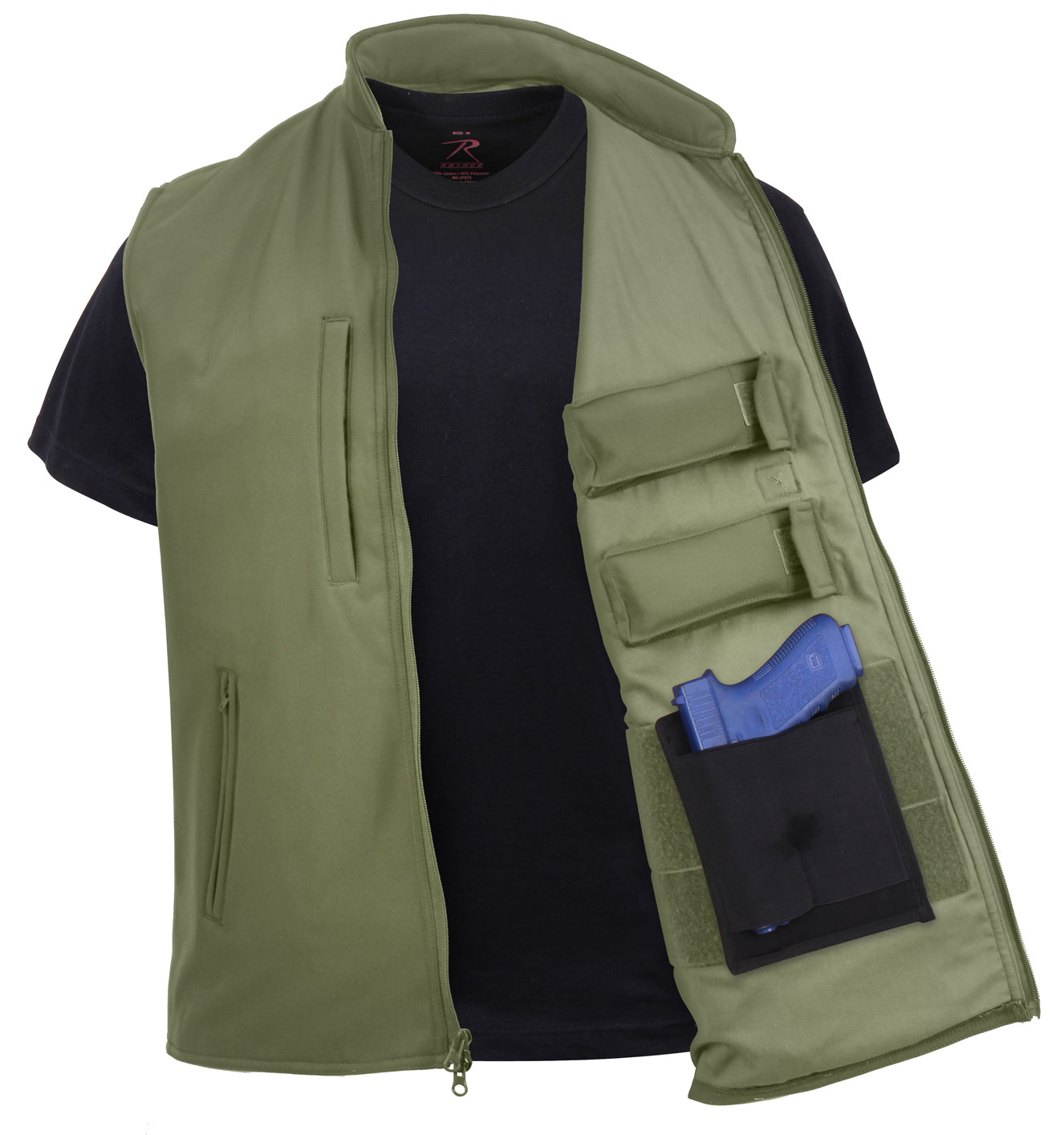 Rothco Concealed Carry Soft Shell Vest - Tactical Choice Plus