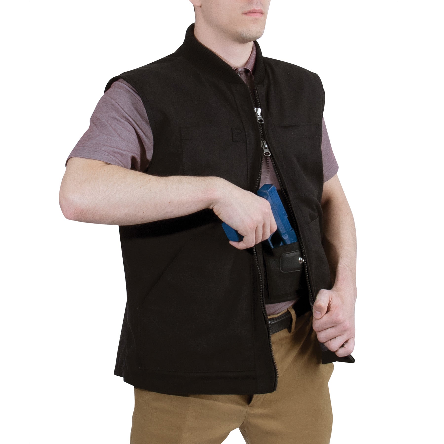 Rothco Concealed Carry Backwoods Canvas Vest - Tactical Choice Plus