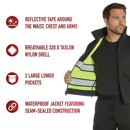 Reversible Hi-visibility Uniform Jacket