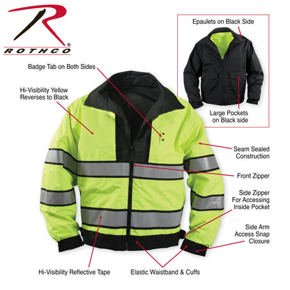 Reversible Hi-visibility Uniform Jacket