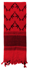 Rothco Crossed Rifles Shemagh Tactical Desert Keffiyeh Scarf - Tactical Choice Plus