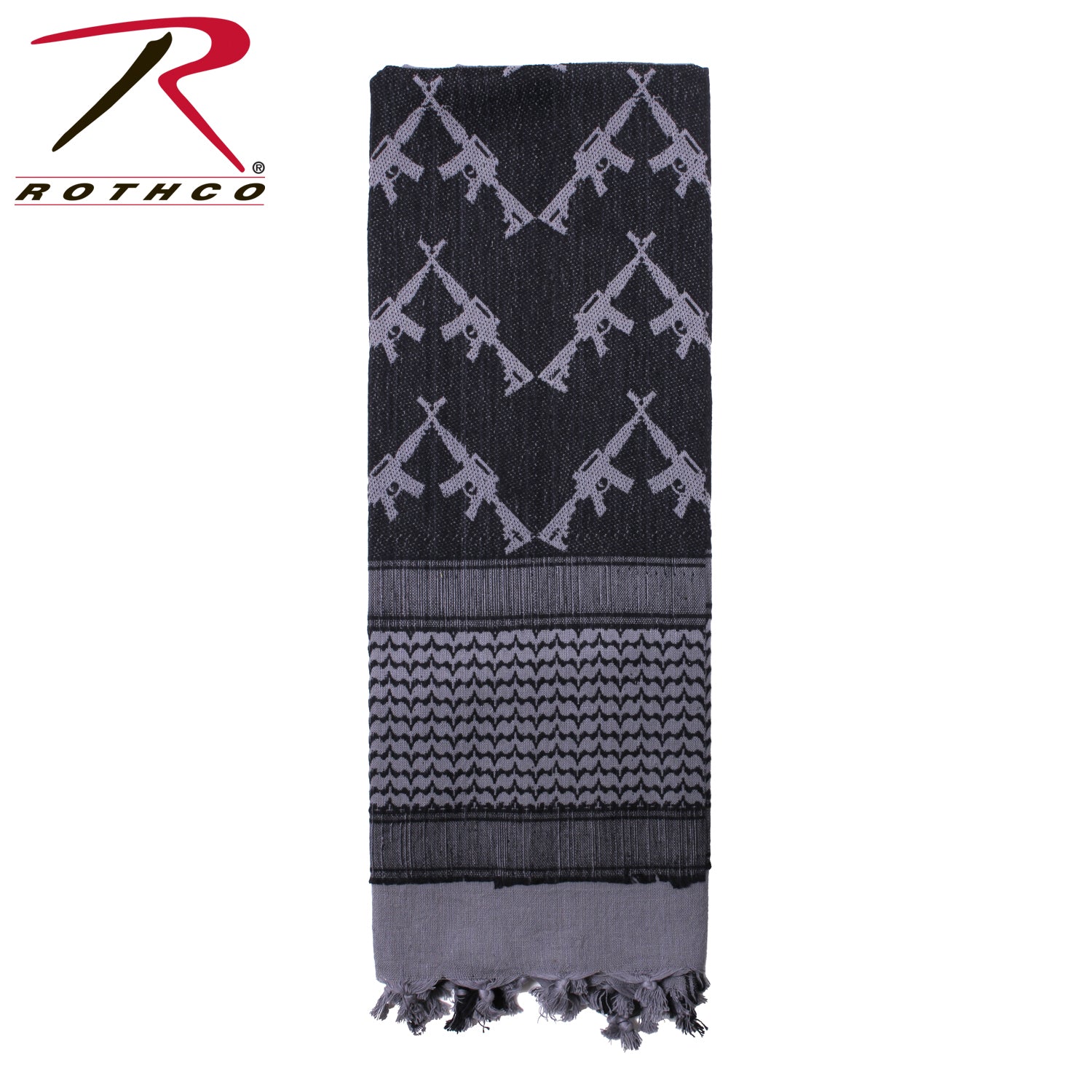 Rothco Crossed Rifles Shemagh Tactical Desert Keffiyeh Scarf - Tactical Choice Plus