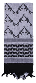 Rothco Crossed Rifles Shemagh Tactical Desert Keffiyeh Scarf - Tactical Choice Plus