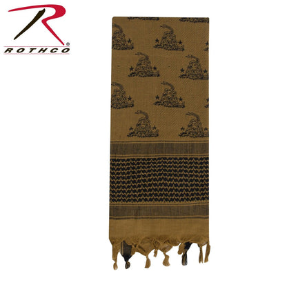 Rothco Gadsden Snake Shemagh Tactical Desert Scarf - Tactical Choice Plus