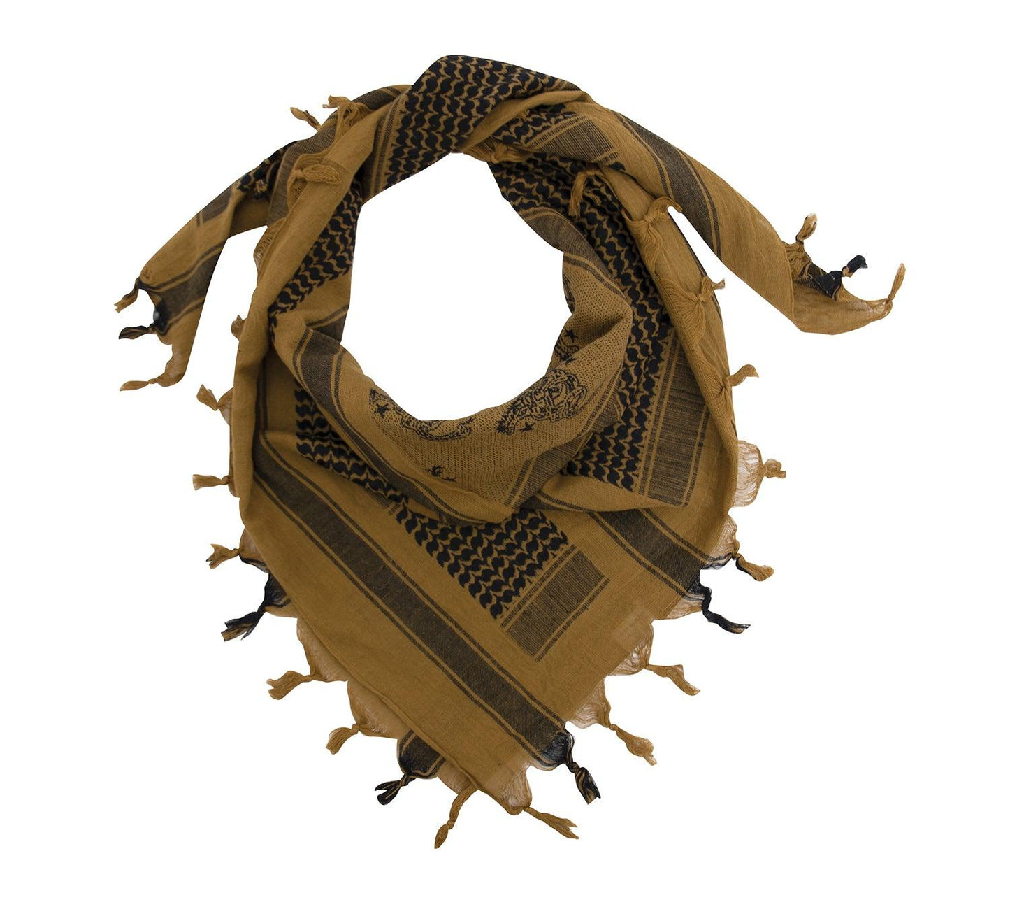 Rothco Gadsden Snake Shemagh Tactical Desert Scarf - Tactical Choice Plus