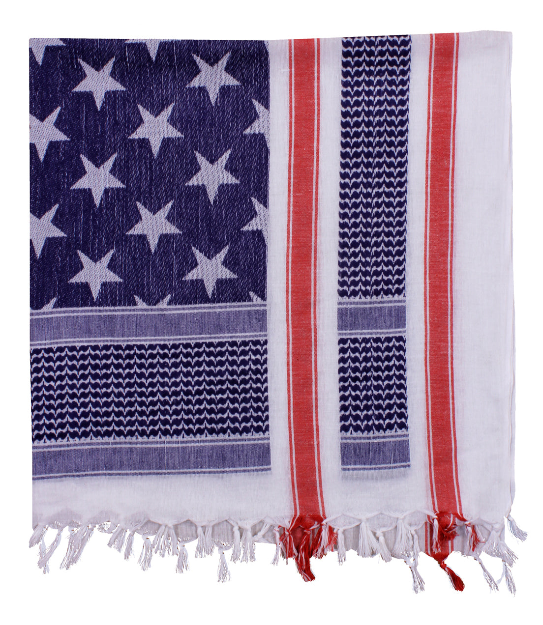 Stars and Stripes US Flag Shemagh Tactical Desert Keffiyeh Scarf - Tactical Choice Plus