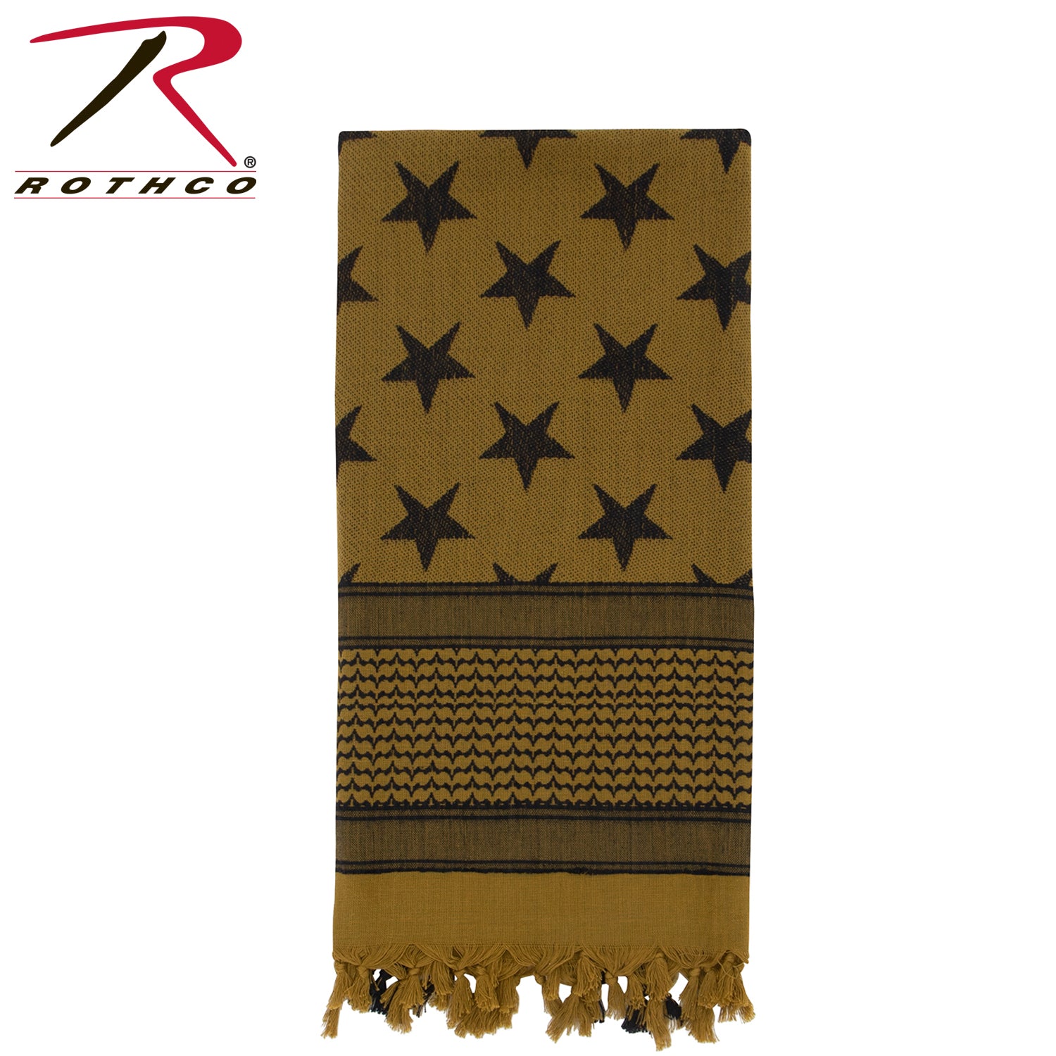 Rothco Stars and Stripes US Flag Shemagh Tactical Desert Keffiyeh Scarf - Tactical Choice Plus