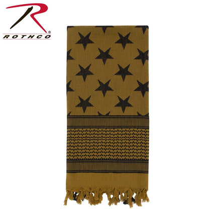 Rothco Stars and Stripes US Flag Shemagh Tactical Desert Keffiyeh Scarf - Tactical Choice Plus