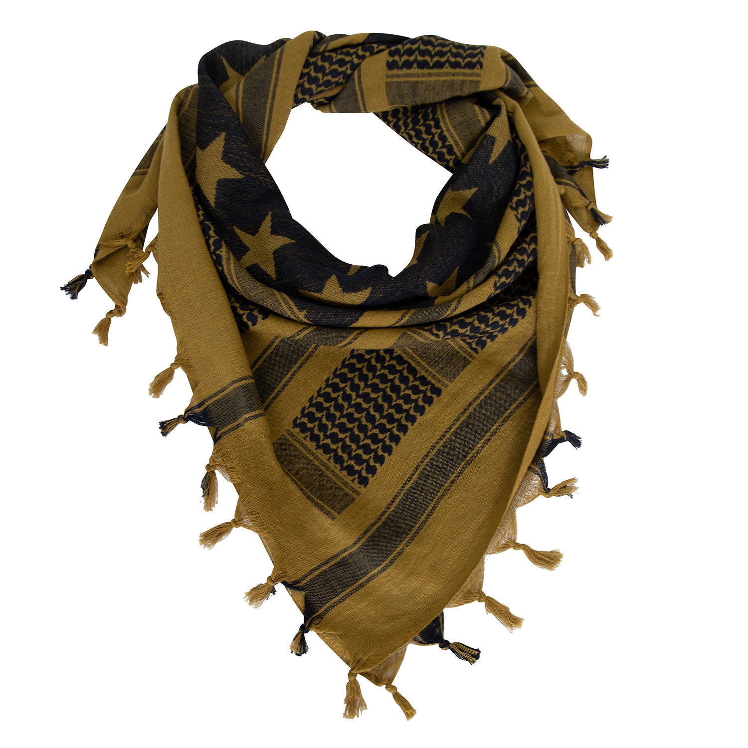 Rothco Stars and Stripes US Flag Shemagh Tactical Desert Keffiyeh Scarf - Tactical Choice Plus