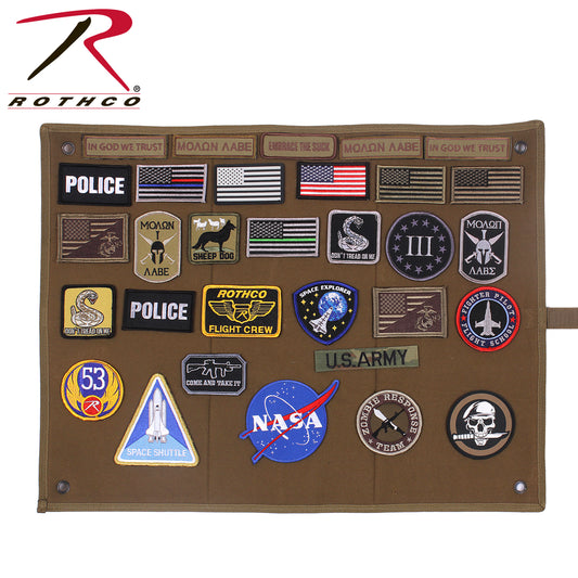 Rothco Hanging Roll-Up Morale Patch Board - Tactical Choice Plus