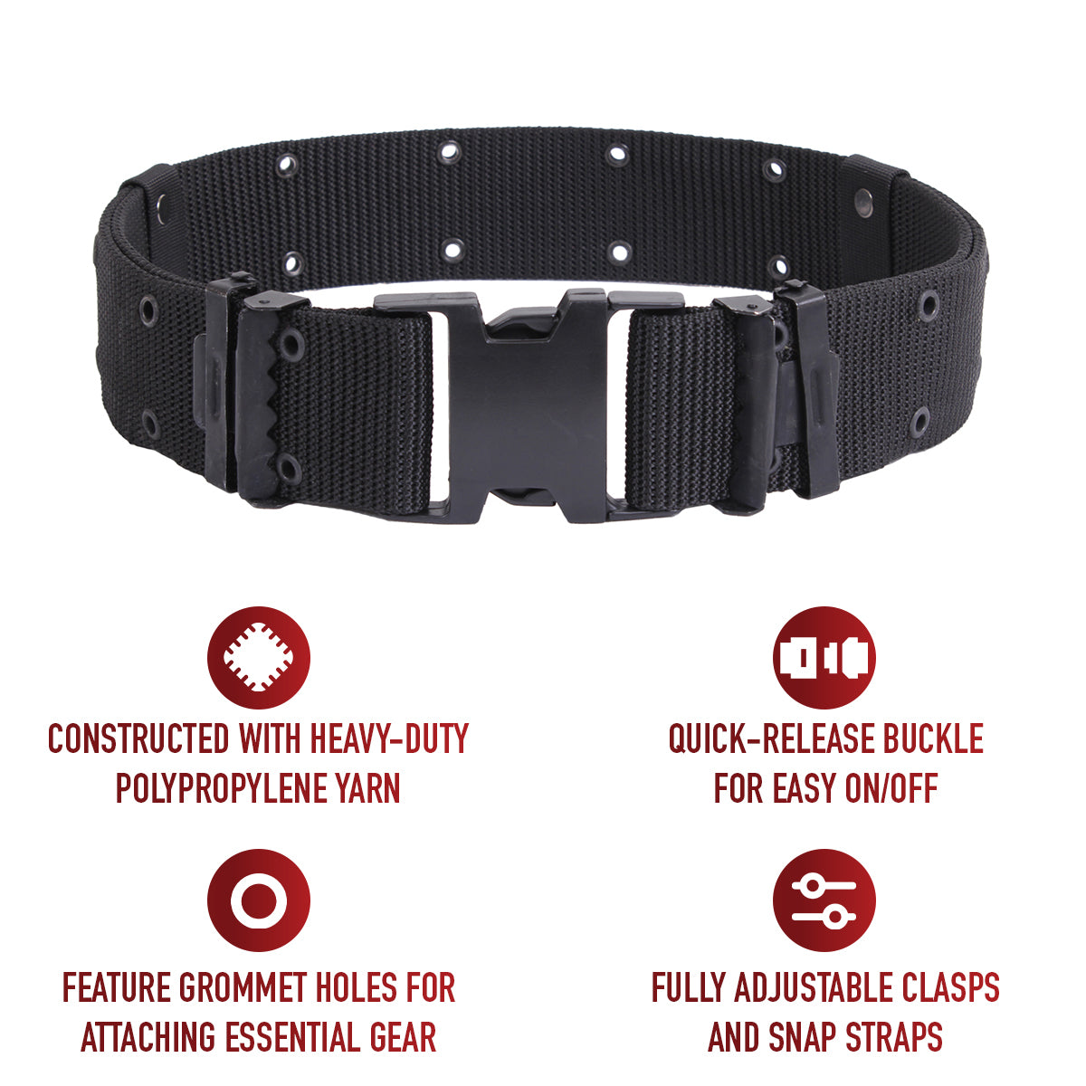 New Issue Marine Corps Style Quick Release Pistol Belts