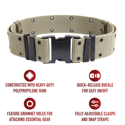 New Issue Marine Corps Style Quick Release Pistol Belts