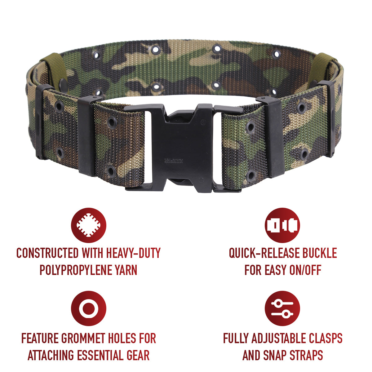 New Issue Marine Corps Style Quick Release Pistol Belts