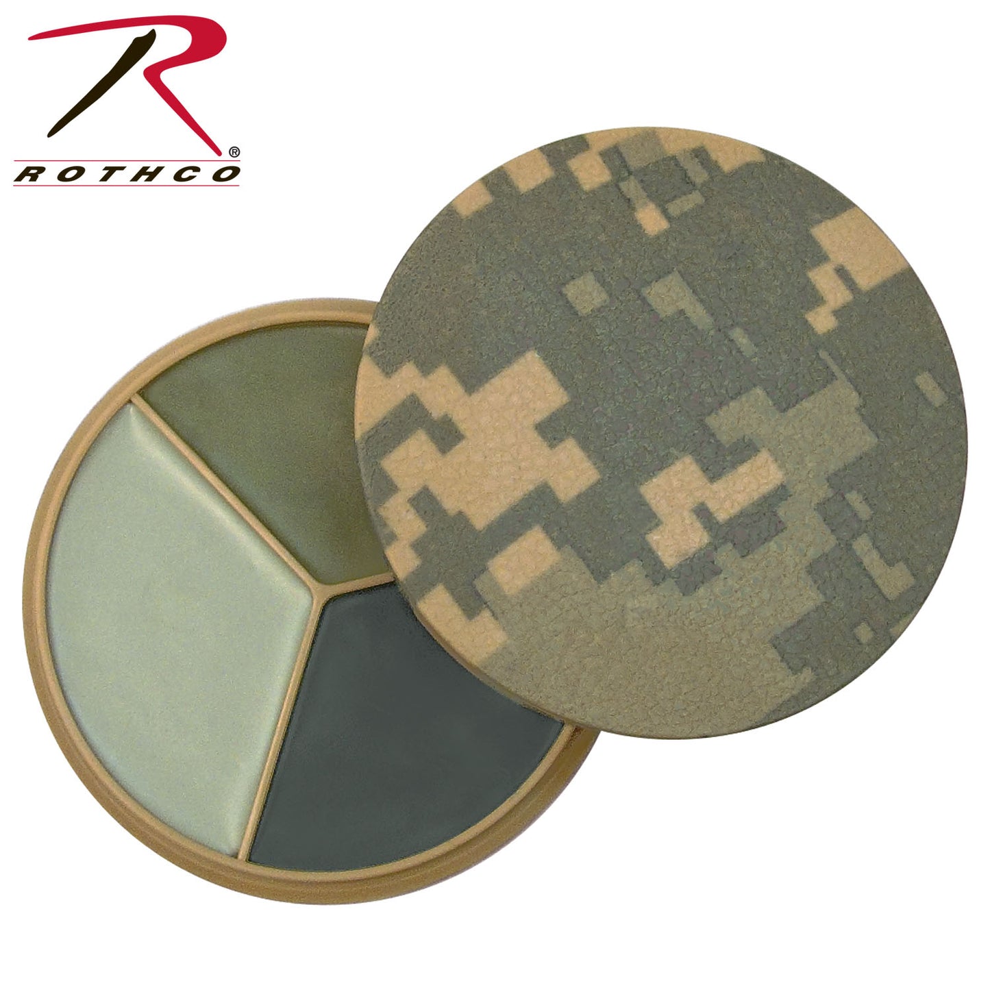 Digital Camo 3 Color Face Paint Compact