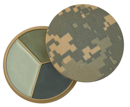 Digital Camo 3 Color Face Paint Compact