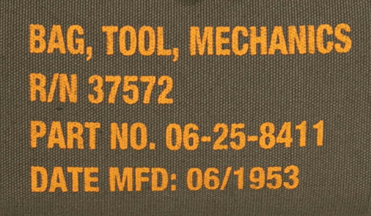 Rothco G.I. Type Zipper Pocket Mechanics Tool Bag With Military Stencil - Tactical Choice Plus