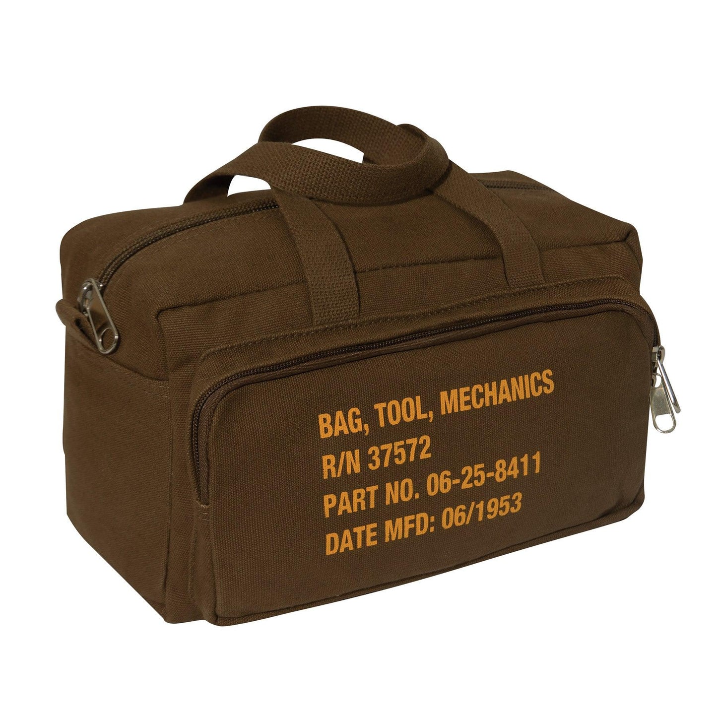 Rothco G.I. Type Zipper Pocket Mechanics Tool Bag With Military Stencil - Tactical Choice Plus