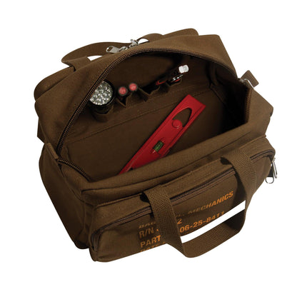 Rothco G.I. Type Zipper Pocket Mechanics Tool Bag With Military Stencil - Tactical Choice Plus