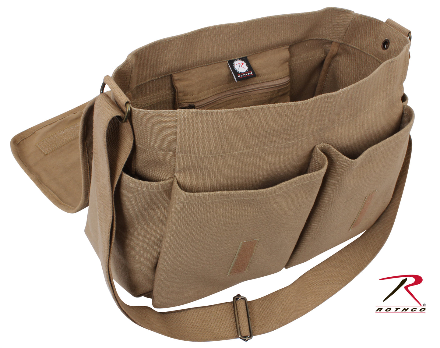 Classic Canvas Messenger Bag