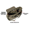 Heavyweight Canvas Classic Messenger Bag With Military Stencil - Tactical Choice Plus