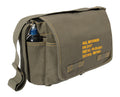 Heavyweight Canvas Classic Messenger Bag With Military Stencil - Tactical Choice Plus