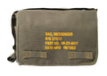 Heavyweight Canvas Classic Messenger Bag With Military Stencil - Tactical Choice Plus