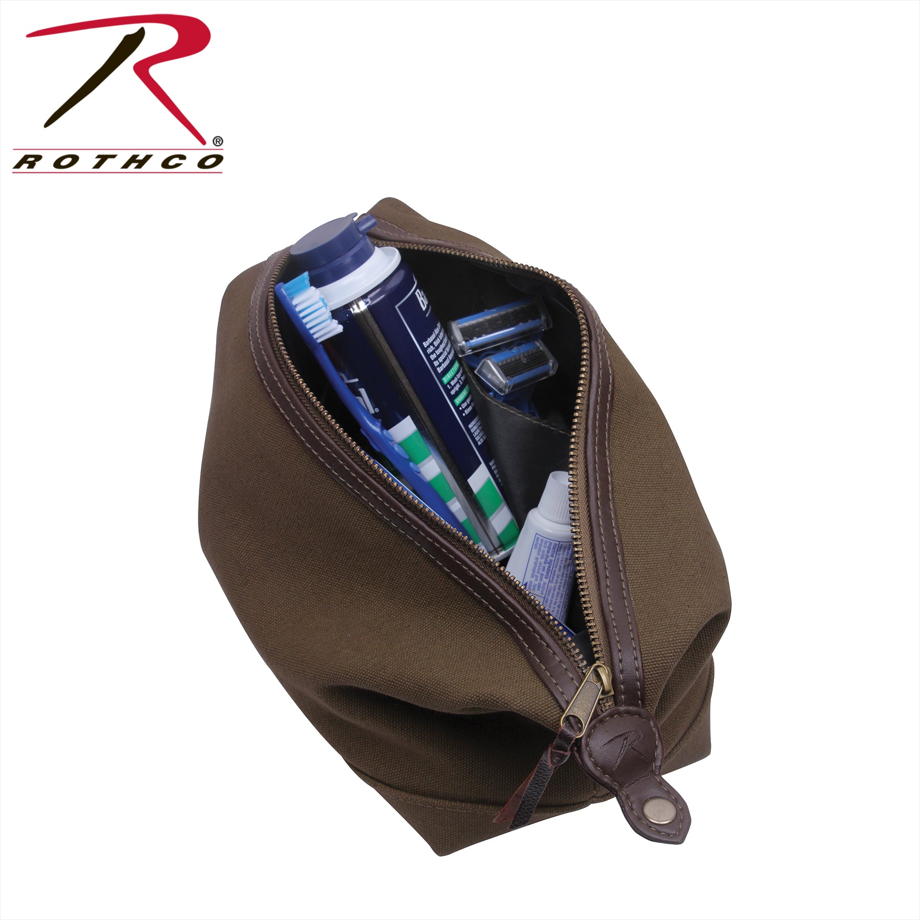 Rothco Canvas & Leather Travel Kit - Tactical Choice Plus