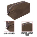 Rothco Canvas & Leather Travel Kit - Tactical Choice Plus