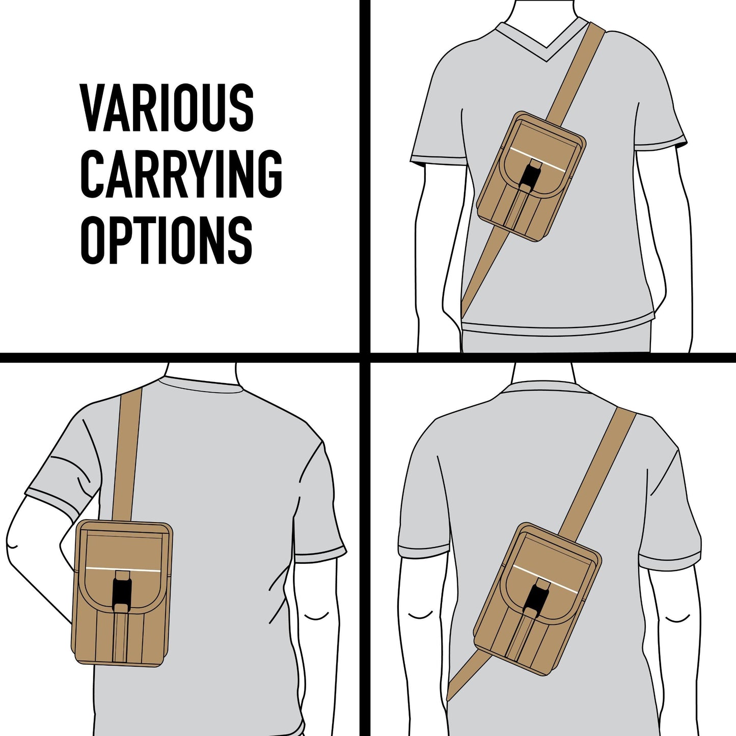 Heavyweight Classic Canvas Passport Travel Pouch - Tactical Choice Plus