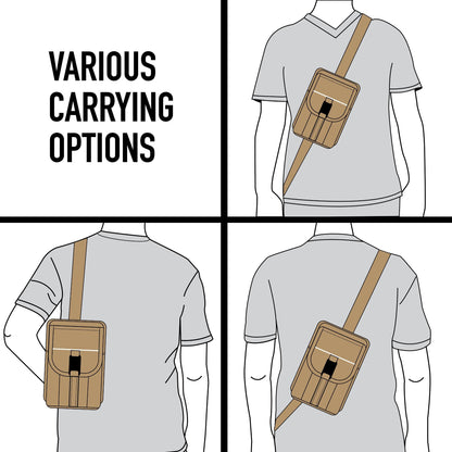 Heavyweight Classic Canvas Passport Travel Pouch - Tactical Choice Plus