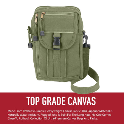 Rothco Heavyweight Classic Canvas Passport Travel Pouch - Tactical Choice Plus