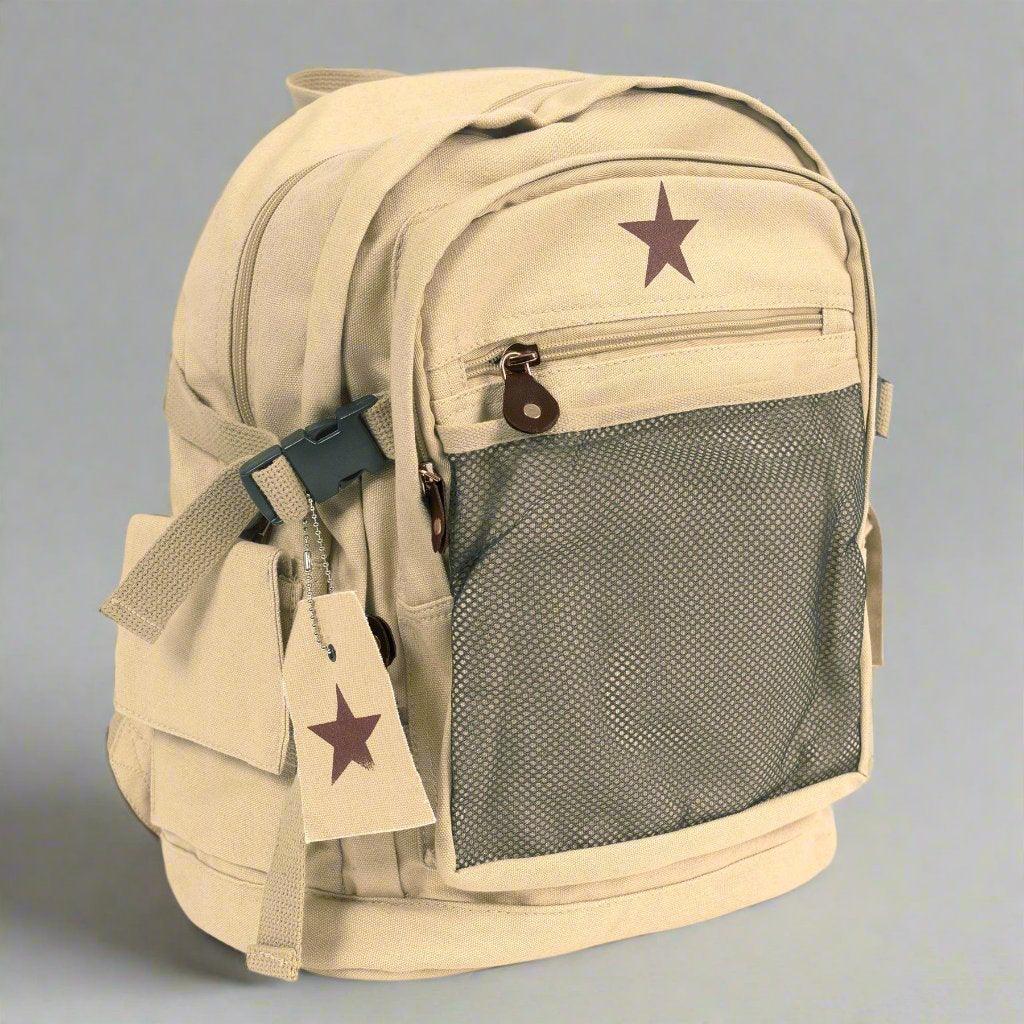 Vintage Canvas Backpack- Tactical Choice Plus