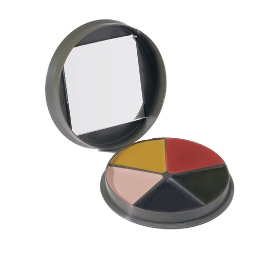 Rothco GI Type 5 Color Camo Face Paint - Round Compact - Tactical Choice Plus