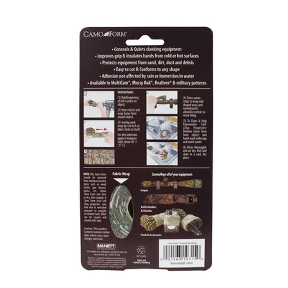 McNett Camo Form - Self Cling Camo Wrap - Tactical Choice Plus