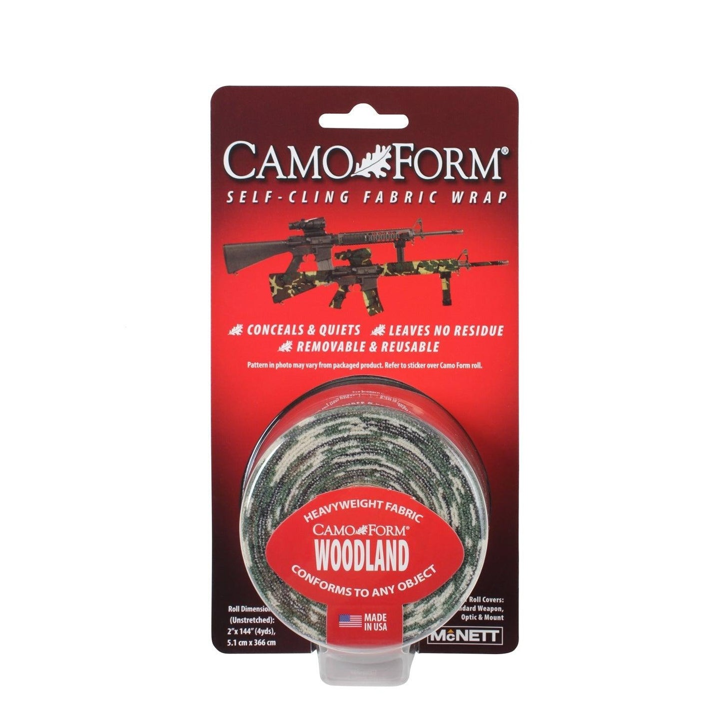 McNett Camo Form - Self Cling Camo Wrap - Tactical Choice Plus