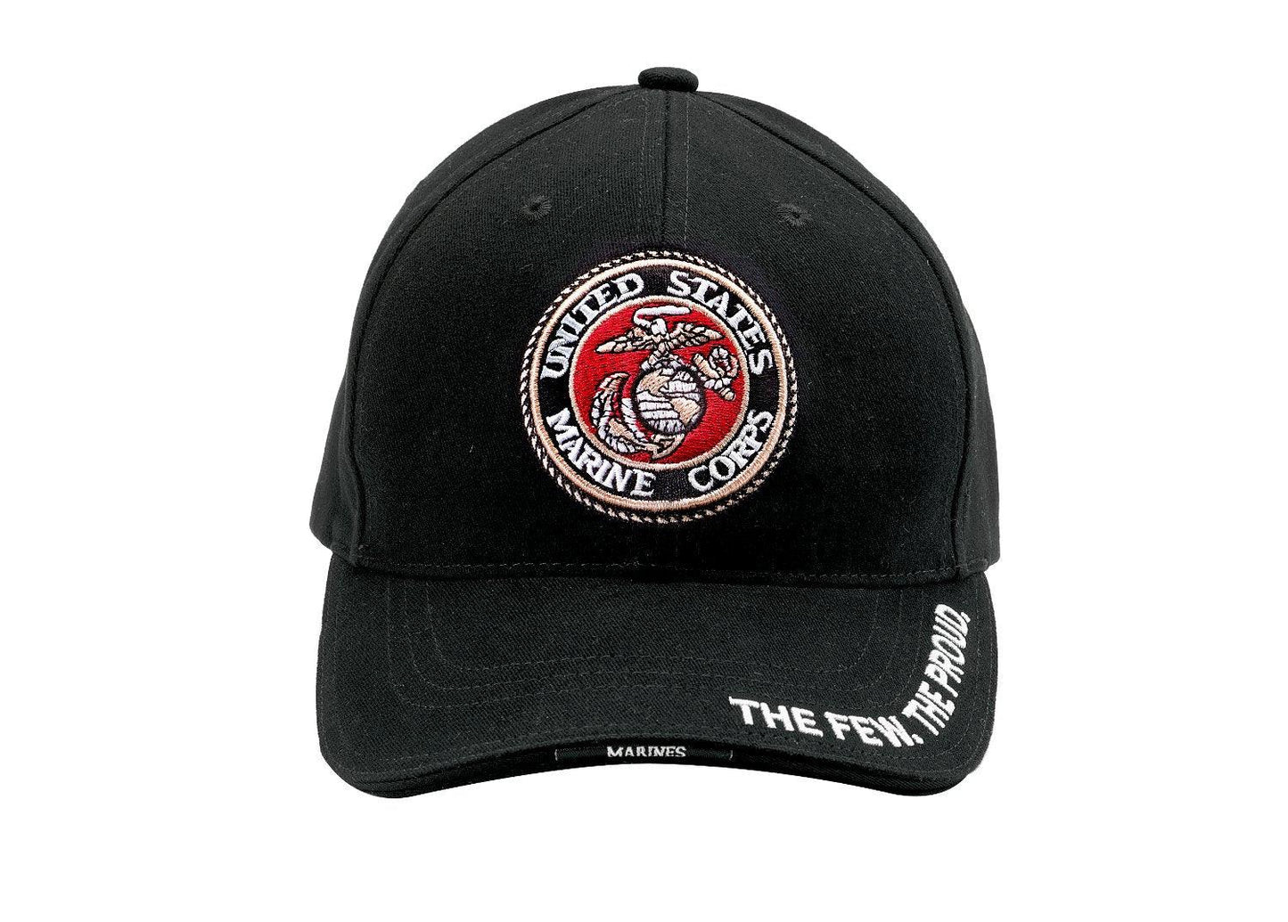 Deluxe Low Profile Cap With USMC Eagle, Globe & Anchor Logo